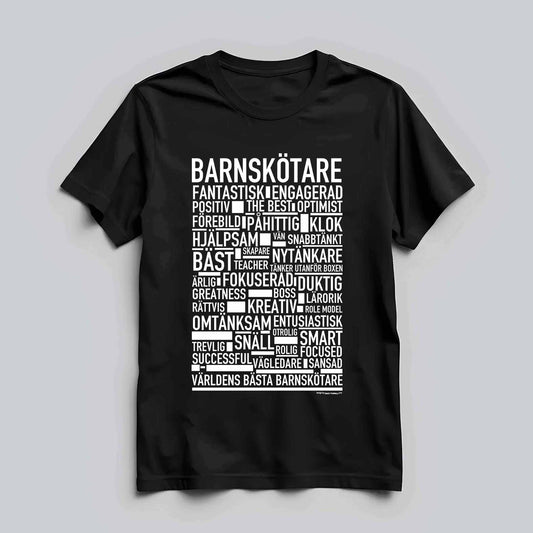Barnskötare Text T-shirt
