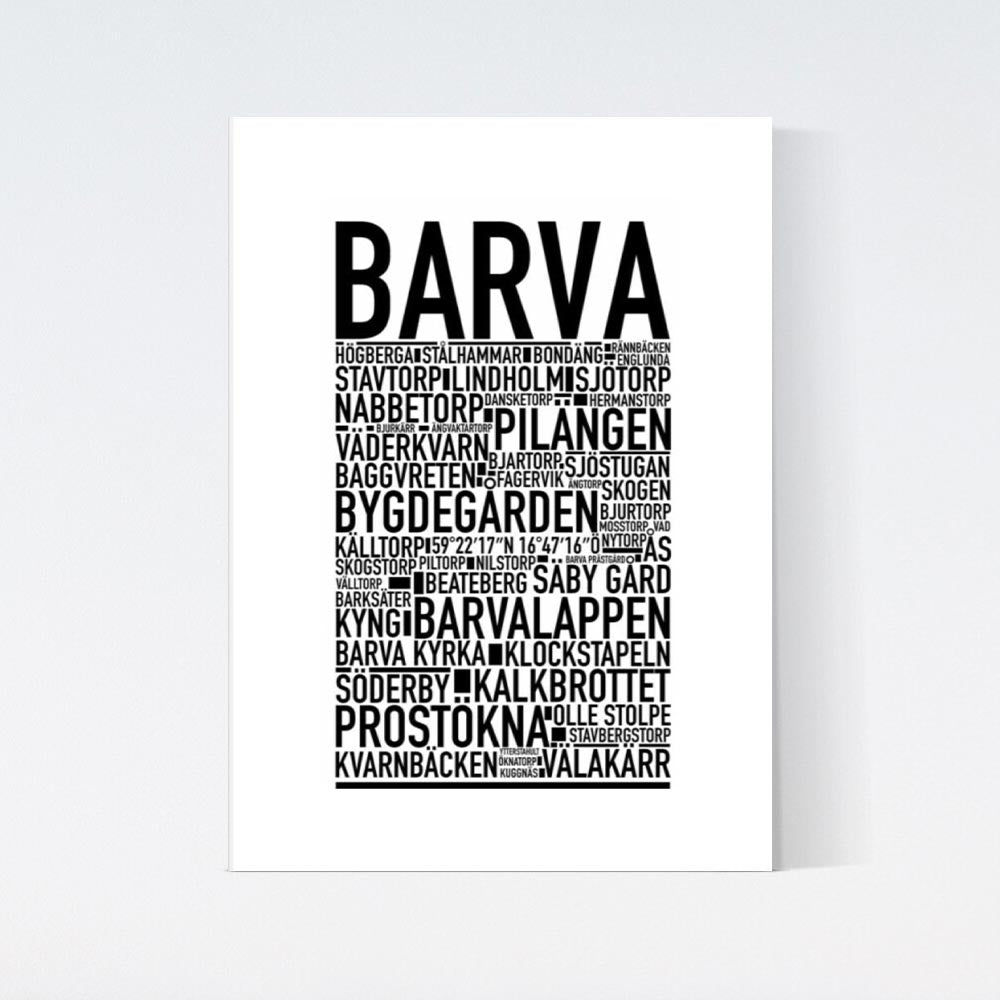 Barva Text Poster