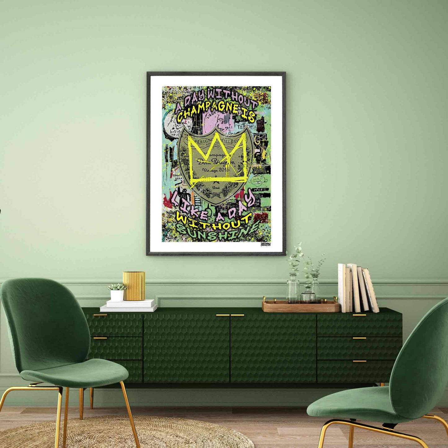 A Day Without Champagne Poster