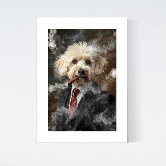 Bichon Smoking Poster