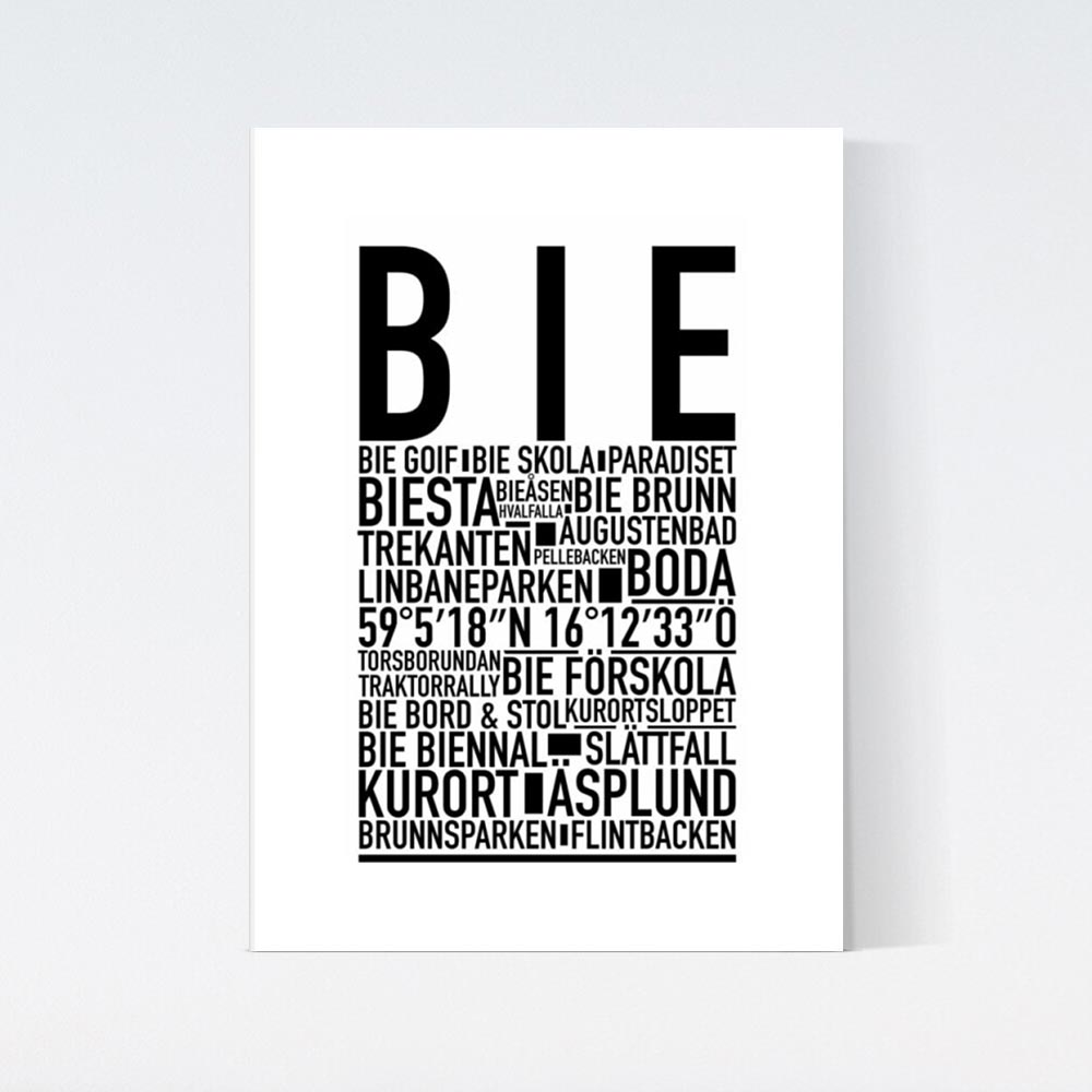 Bie Text Poster