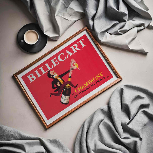 Le Champagne Billecart Poster