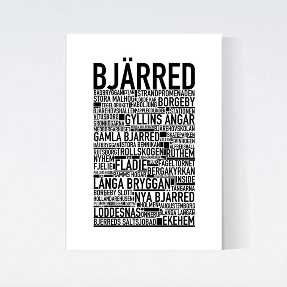 Bjärred Text Poster