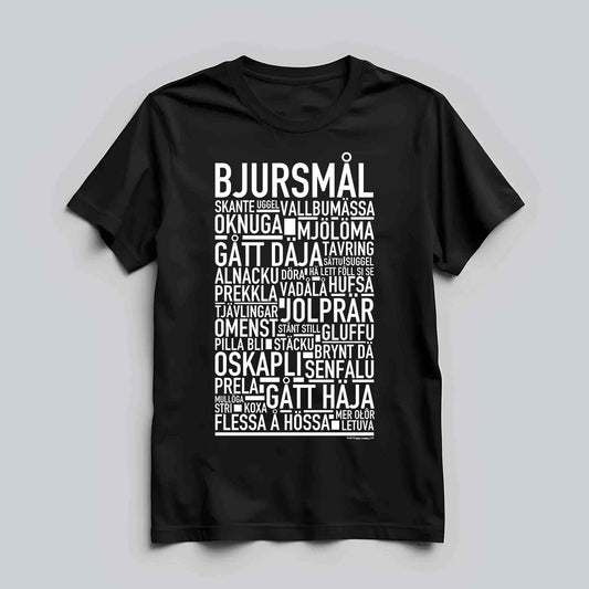 Bjursmål Dialekt Text T-shirt