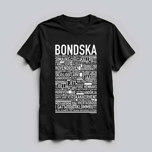 Bondska Dialekt Text T-shirt