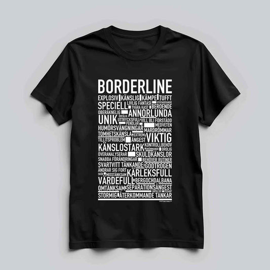 Borderline Text T-shirt