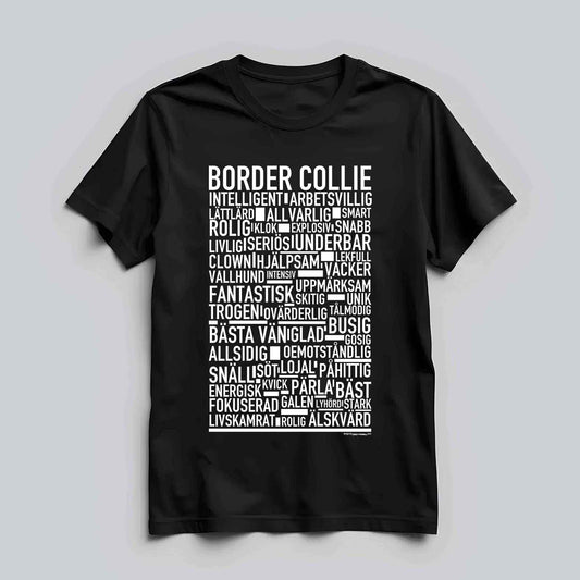 Border Collie Text T-shirt