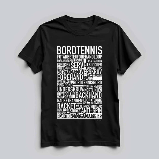 Bordtennis Text T-shirt