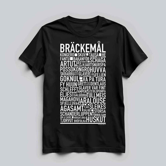 Bräckemål Dialekt Text T-shirt