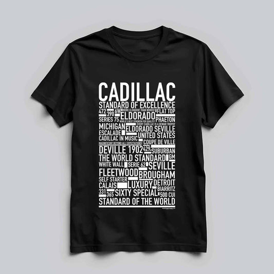 Cadillac Text T-shirt
