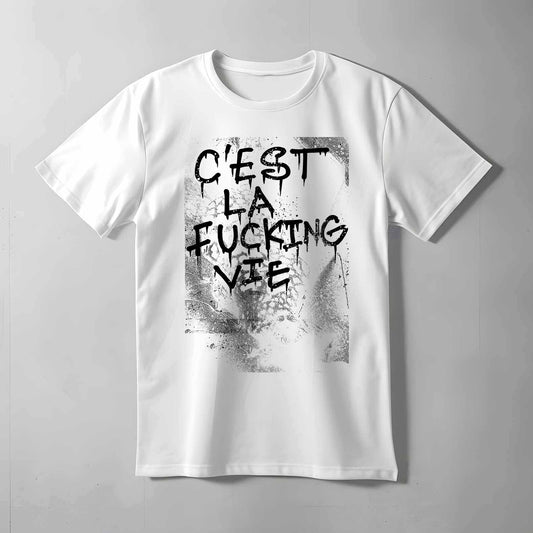 C'est La Vie Text T-shirt