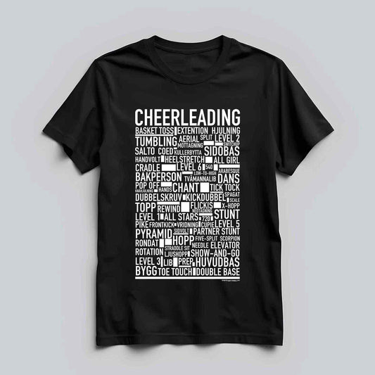 Cheerleading Text T-shirt