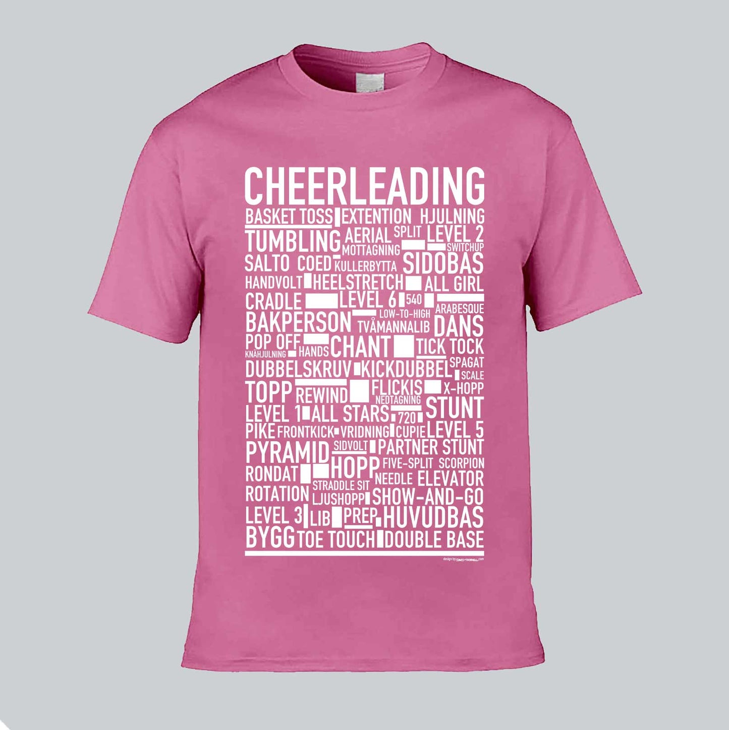 Cheerleading Text T-shirt