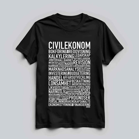 Civilekonom Text T-shirt