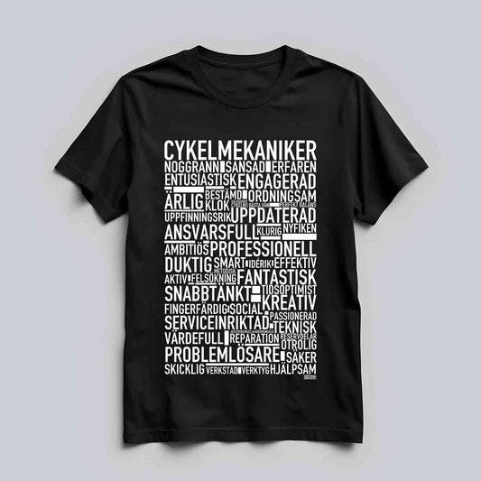 Cykelmekaniker Text T-shirt