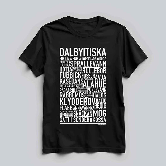Dalbyitiska Dialekt Text T-shirt