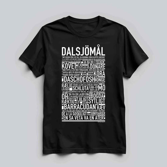 Dalsjömål Dialekt Text T-shirt