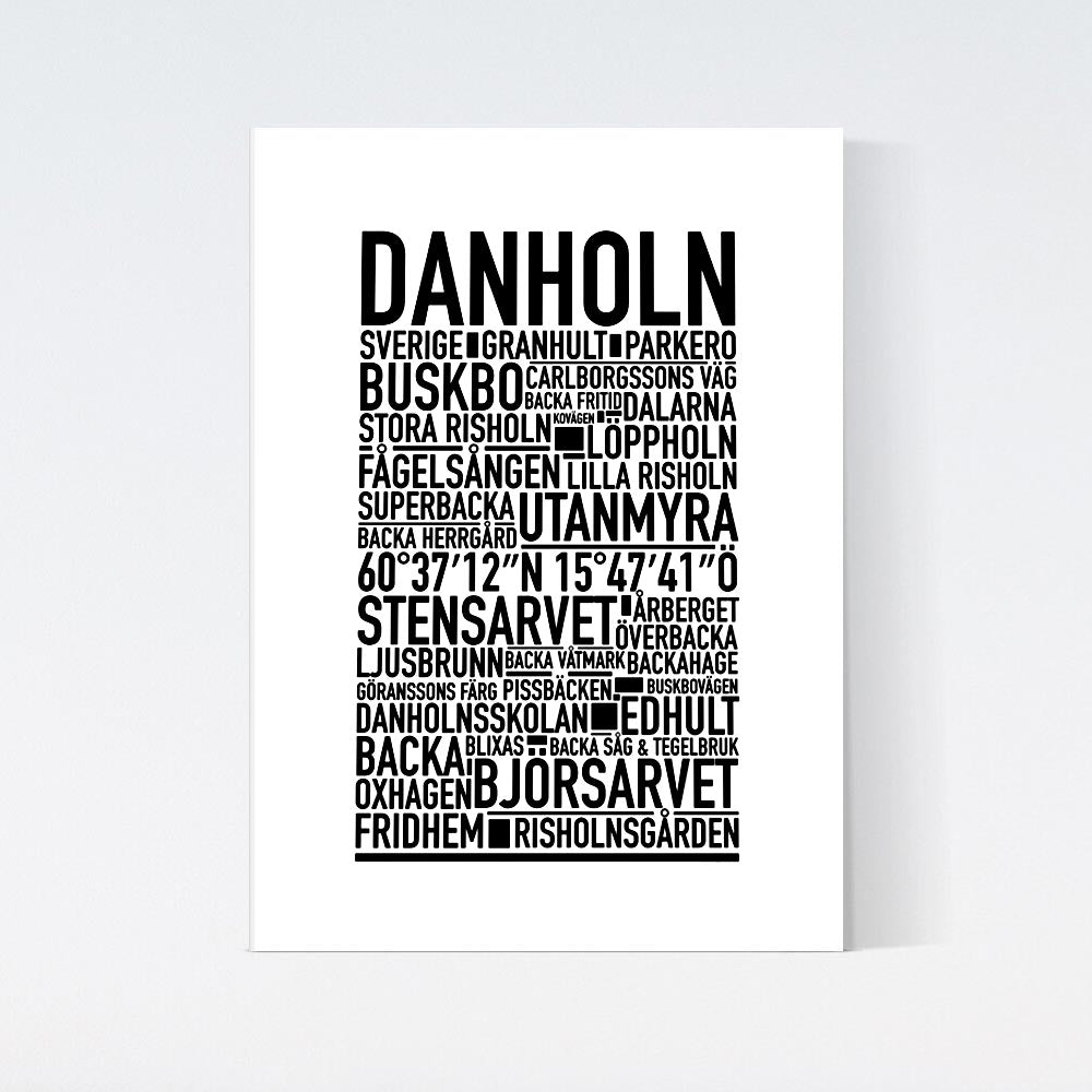 Danholn Text Poster