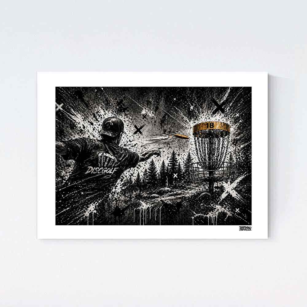 Discgolf Art Poster