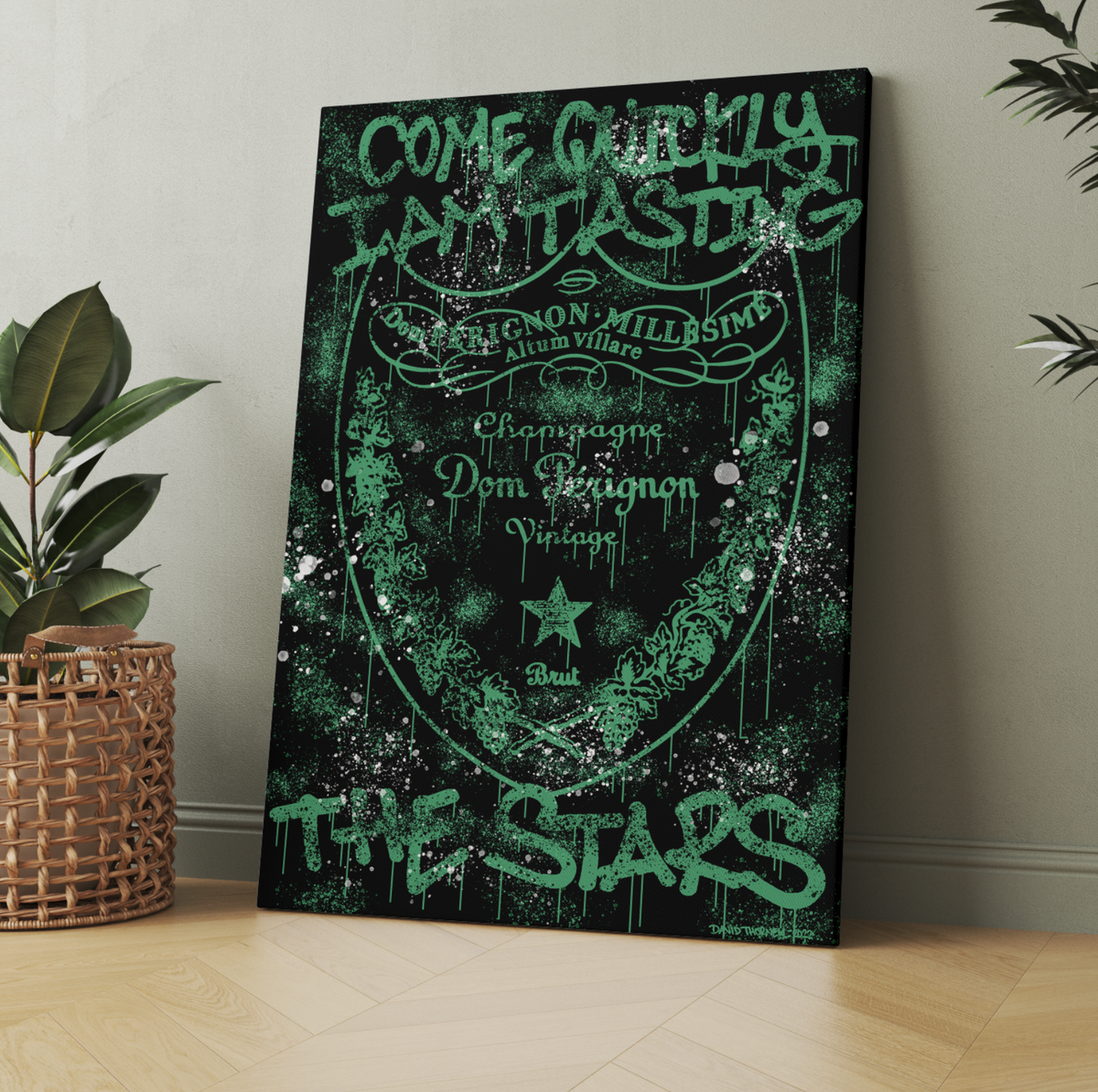 Dom Perignon Stars Canvas
