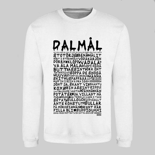 Dalmål Graffiti Dialekt Text Sweatshirt