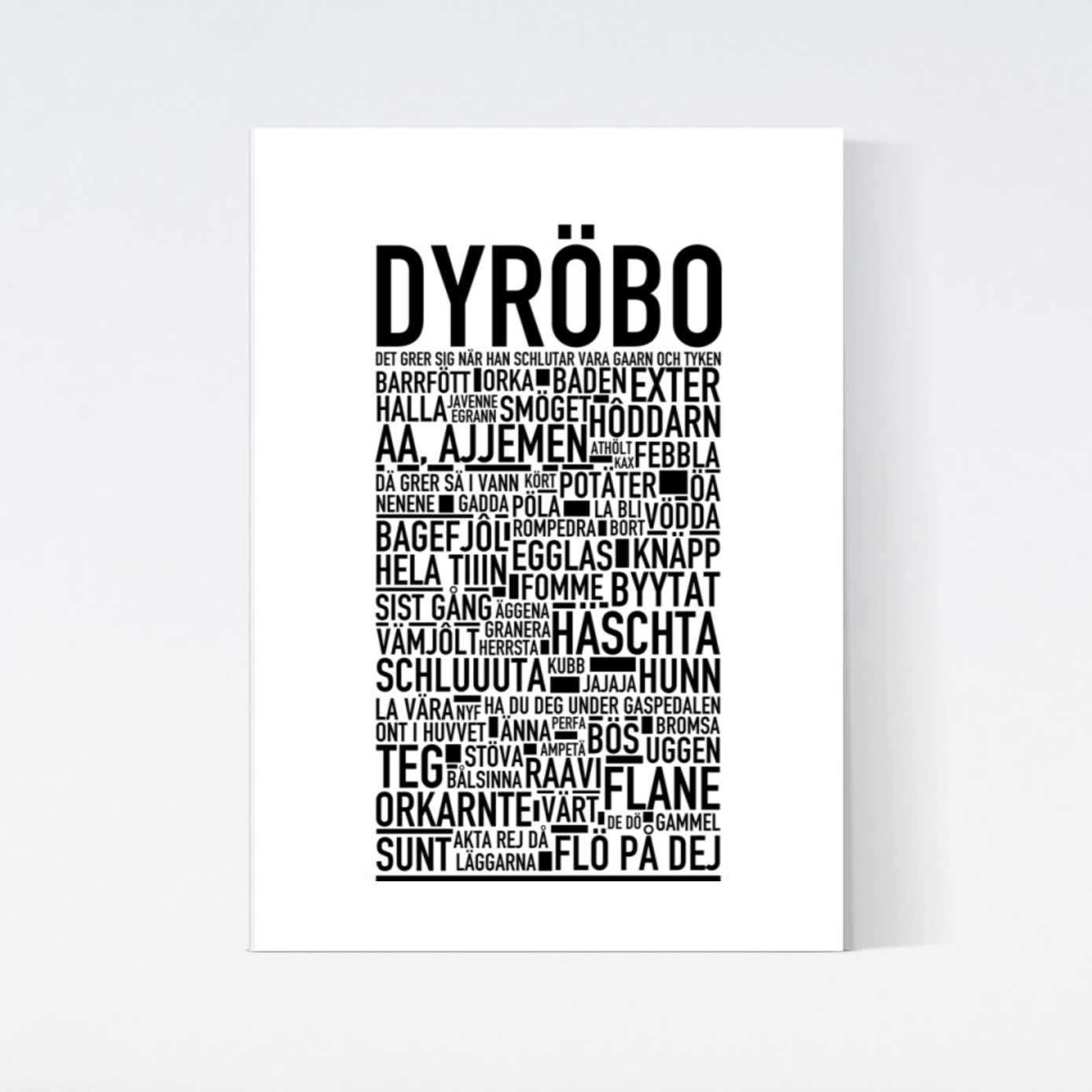 Dyröbo Text Poster