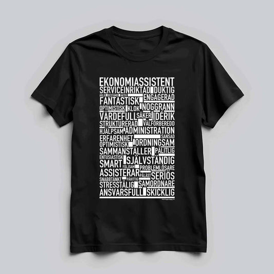 Ekonomiassistent Text T-shirt
