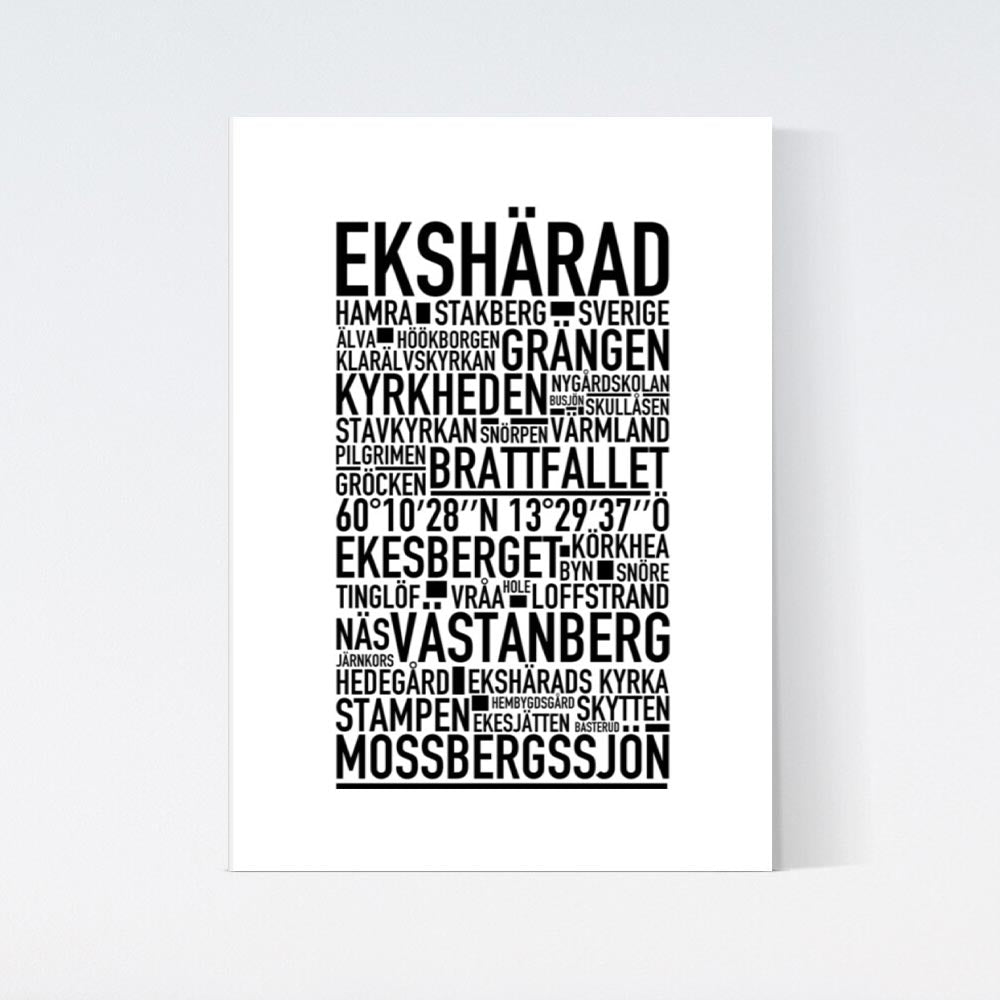 Ekshärad Text Poster