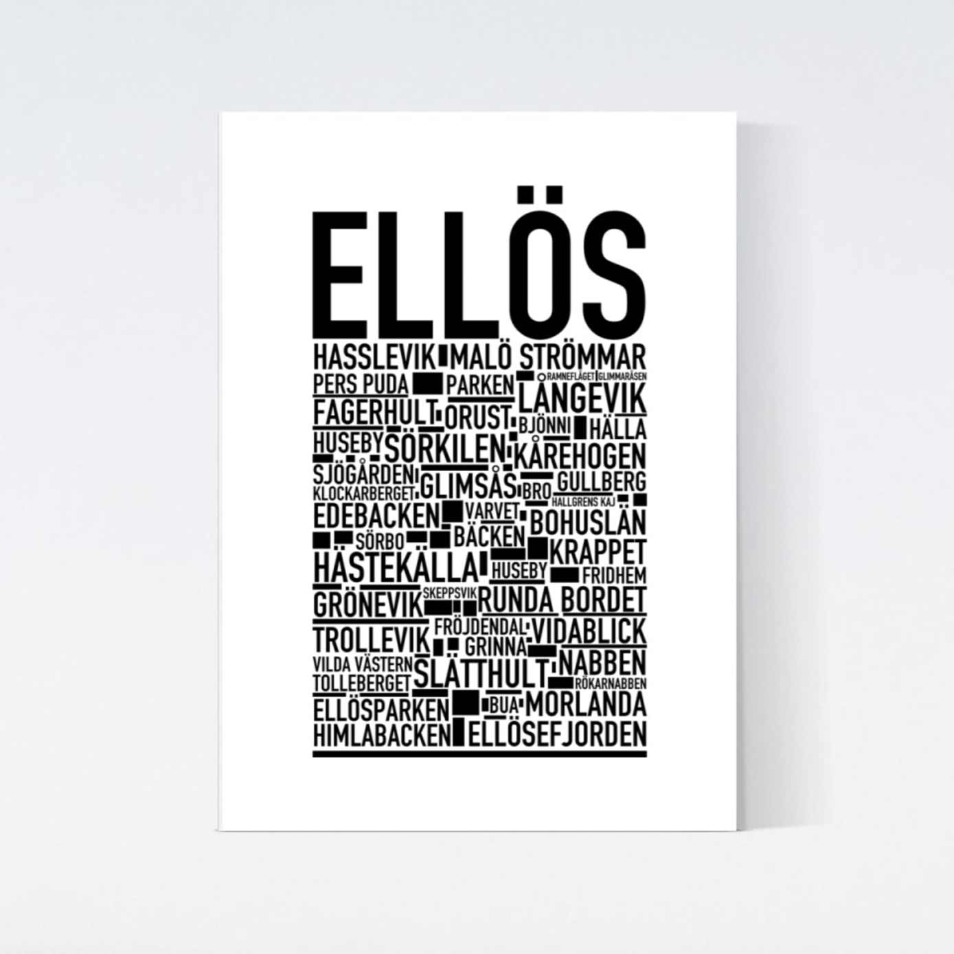 Ellös Text Poster