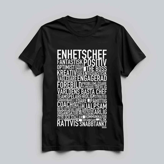 Enhetschef Text T-shirt