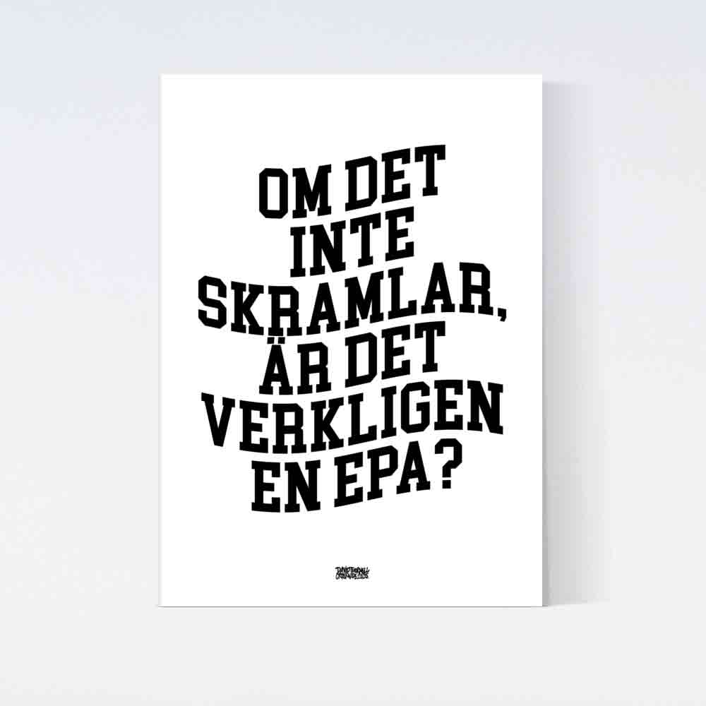 Är Det Verkligen En Epa Poster