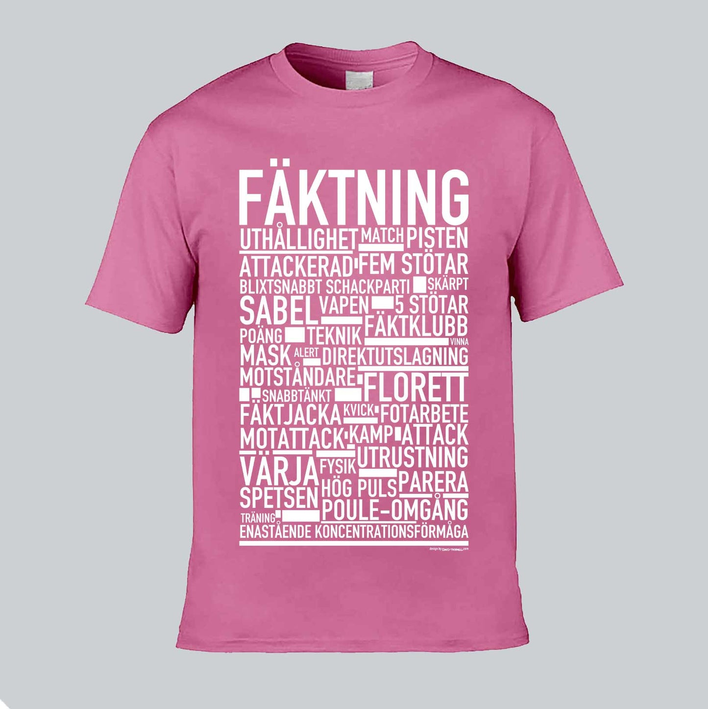 Fäktning Text T-shirt