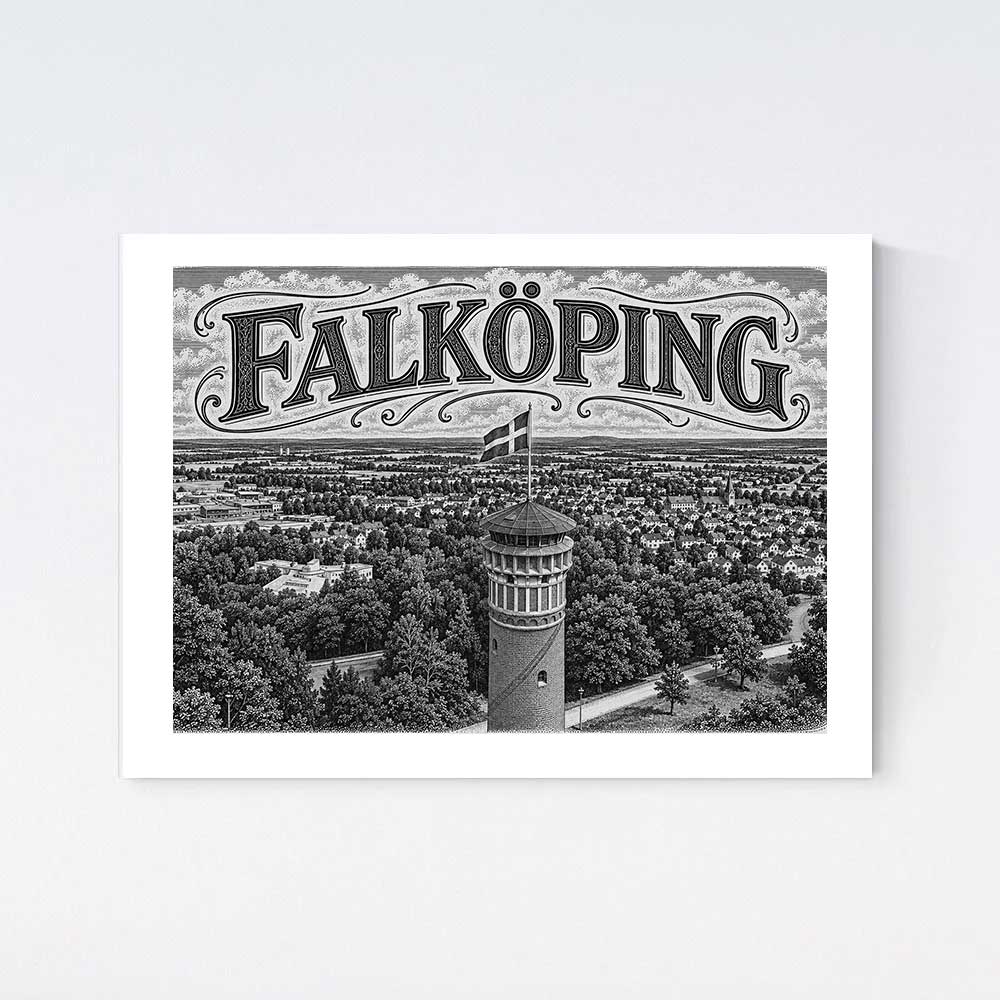 Falköping Nostalgi Poster