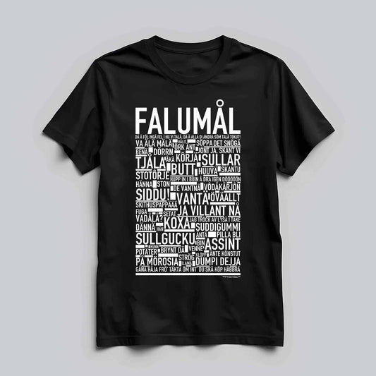 Falumål Dialekt Text T-shirt