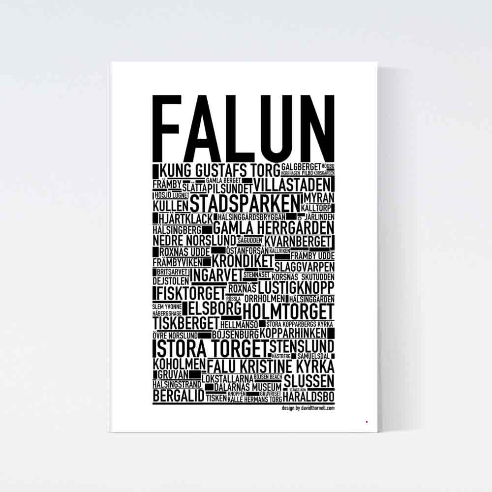 Falun Text Poster