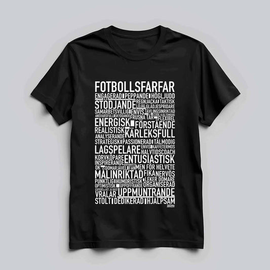 Fotbollsfarfar Text T-shirt