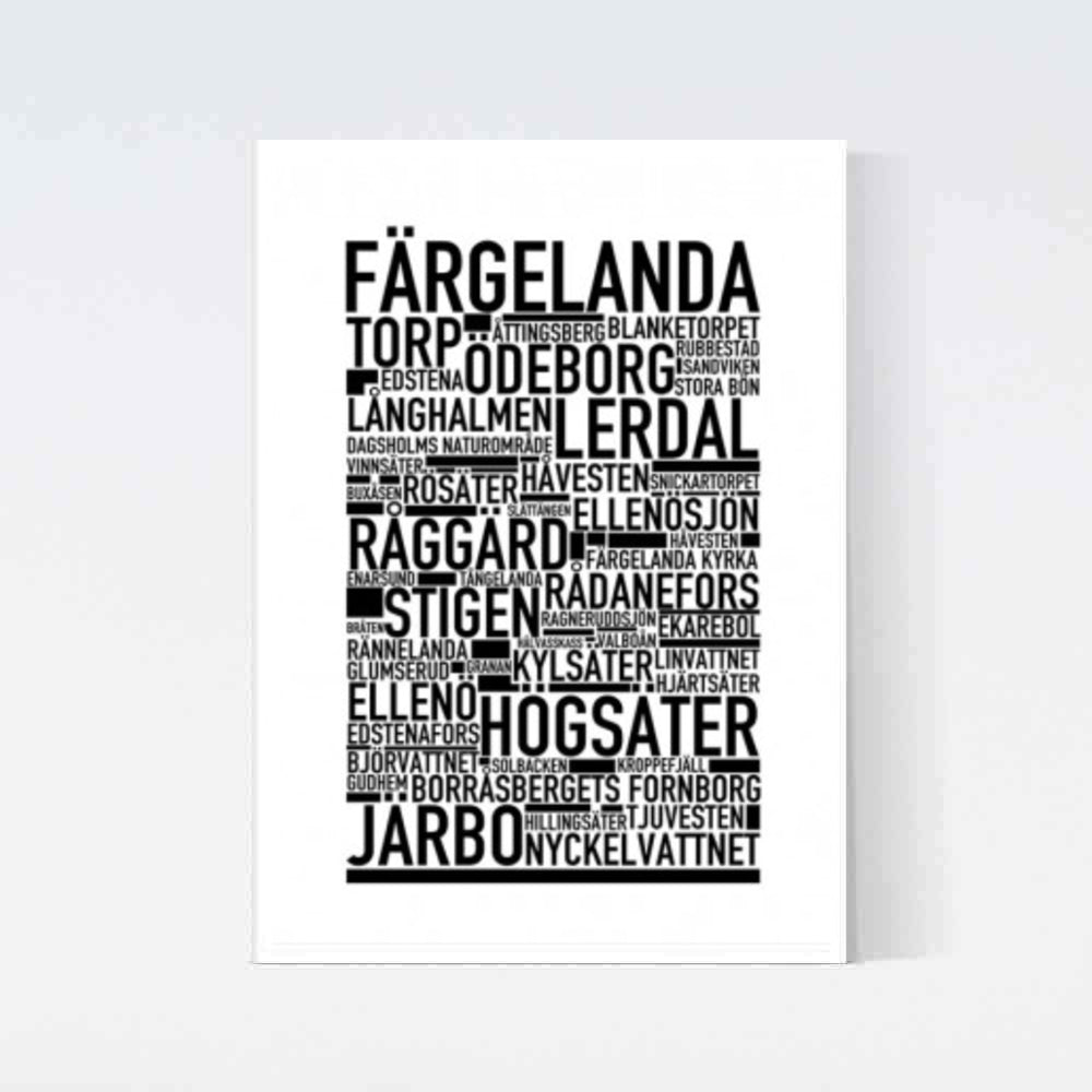 Färgelanda Poster