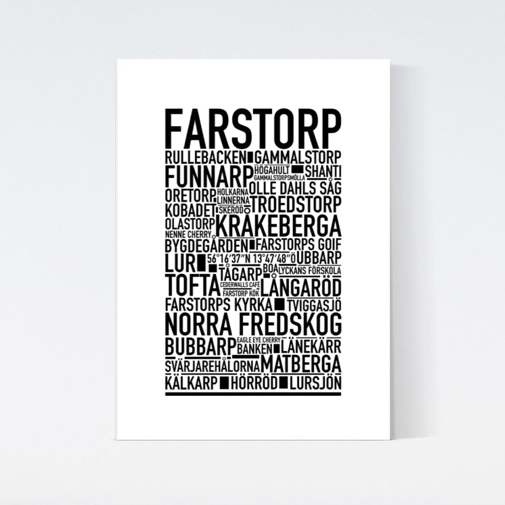 Farstorp Text Poster