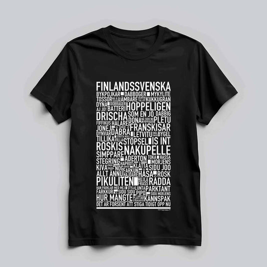 Finlandssvenska V2 Dialekt Text T-shirt