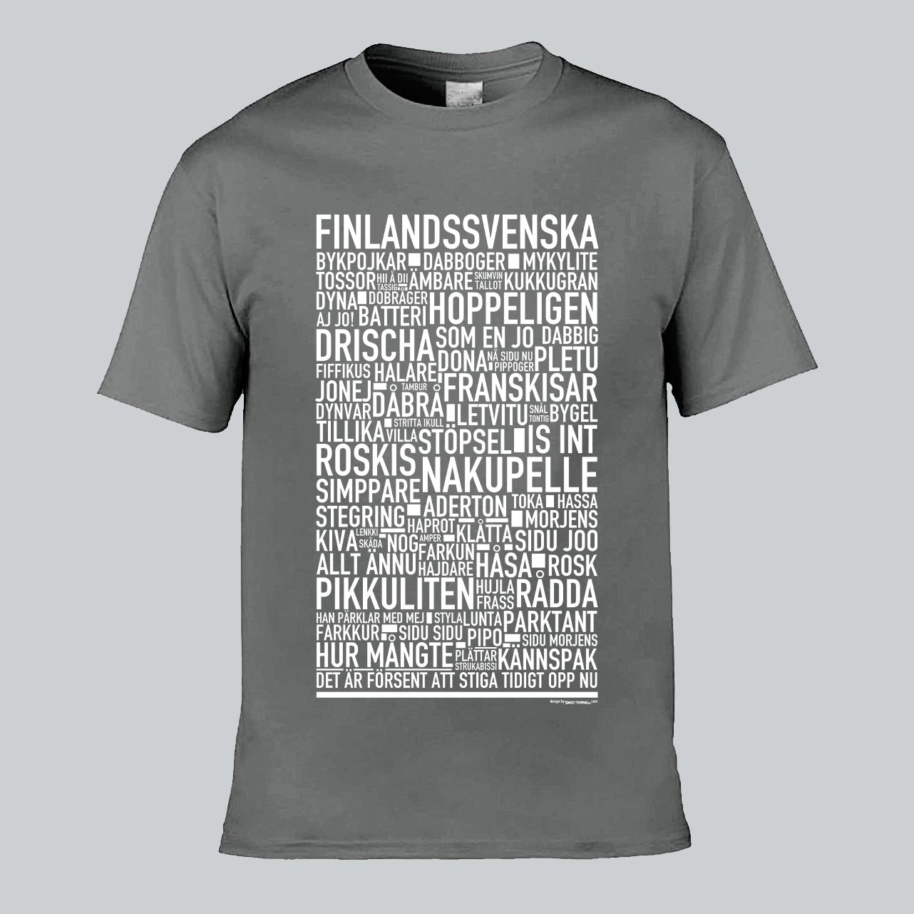 Finlandssvenska Dialekt Text T-shirt