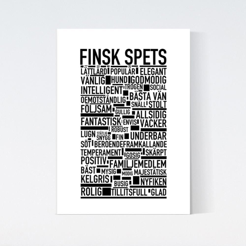 Finsk Spets Text Poster