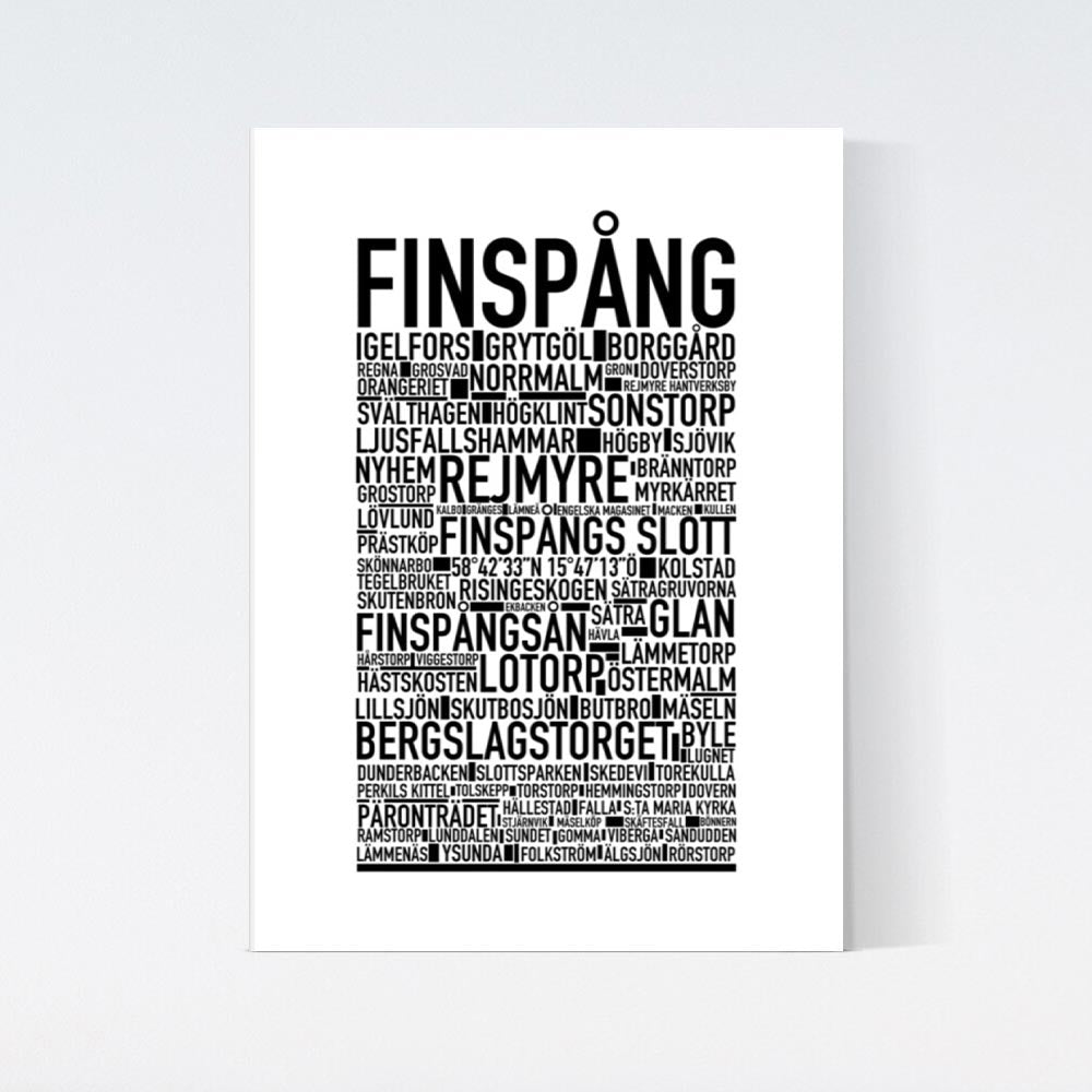 Finspång Text Poster