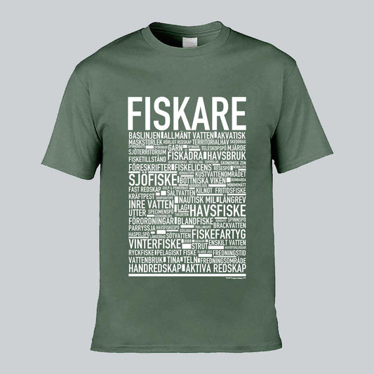 Fiskare Text T-shirt