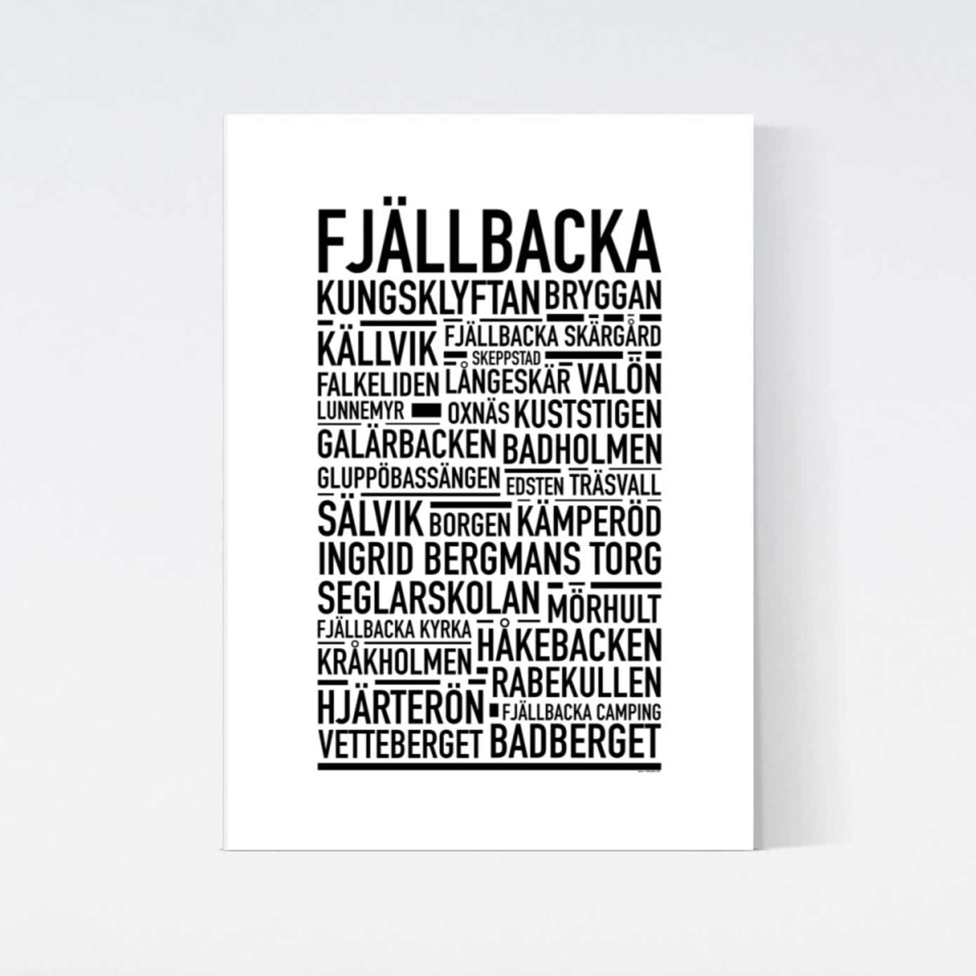 Fjällbacka Text Poster