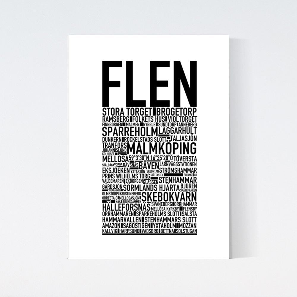 Flen Text Poster