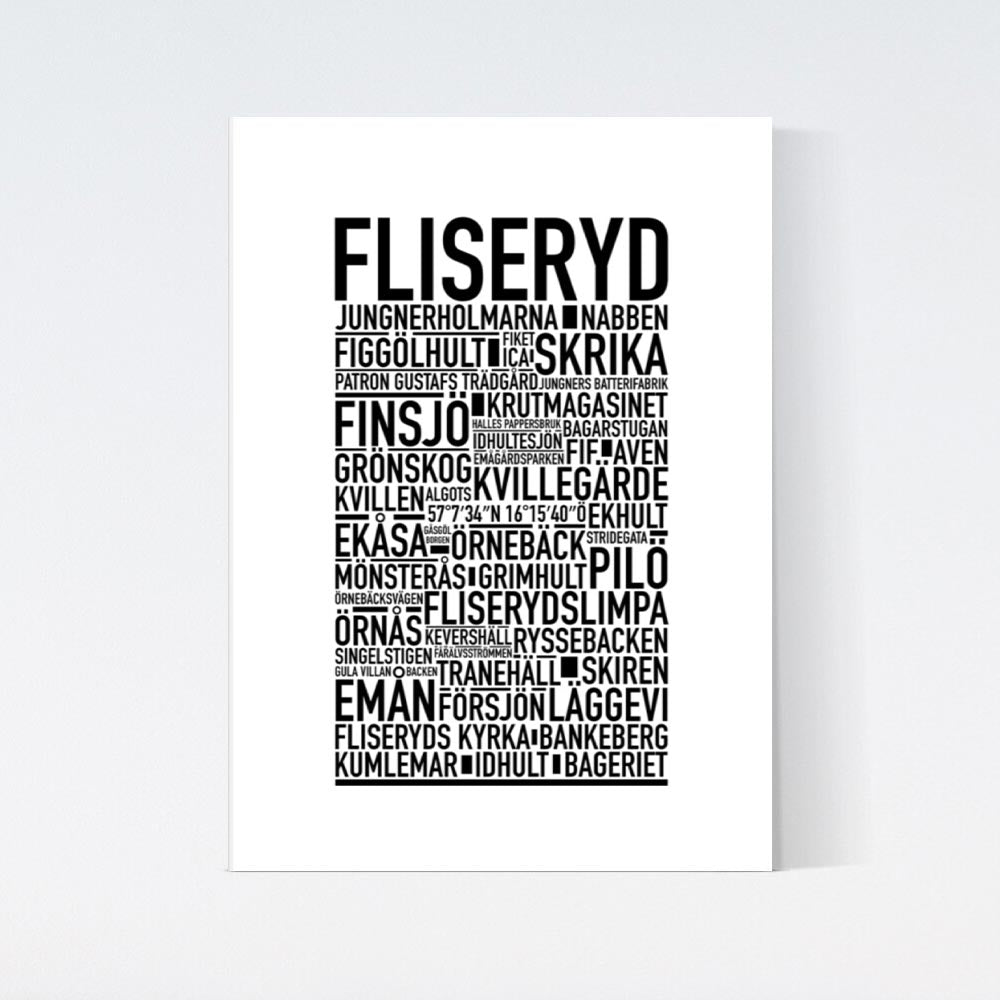 Fliseryd Text Poster