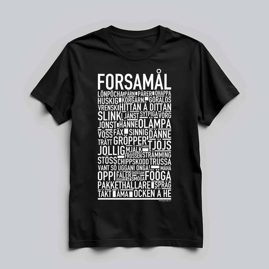 Forsamål Dialekt Text T-shirt