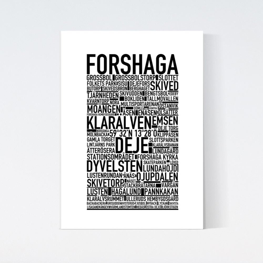 Forshaga Text Poster