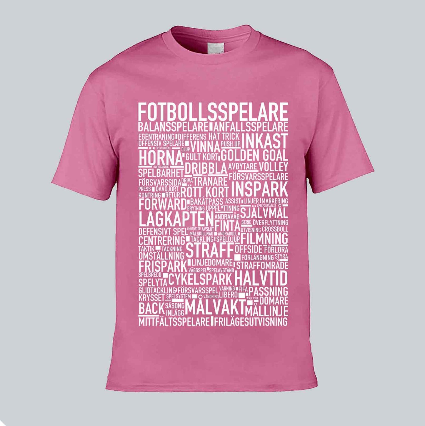 Fotbollsspelare Text T-shirt