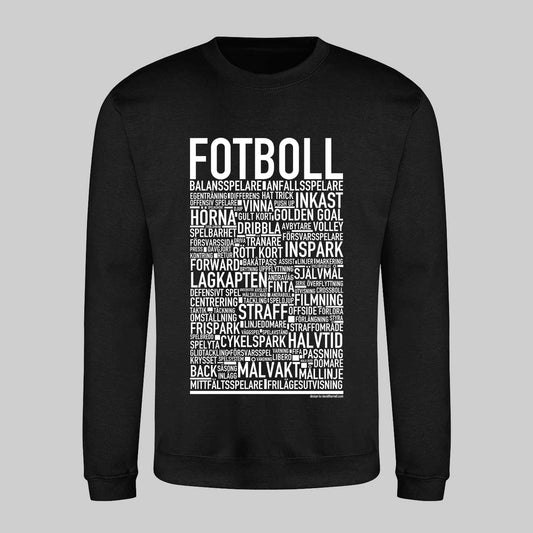 Fotboll Text Sweatshirt